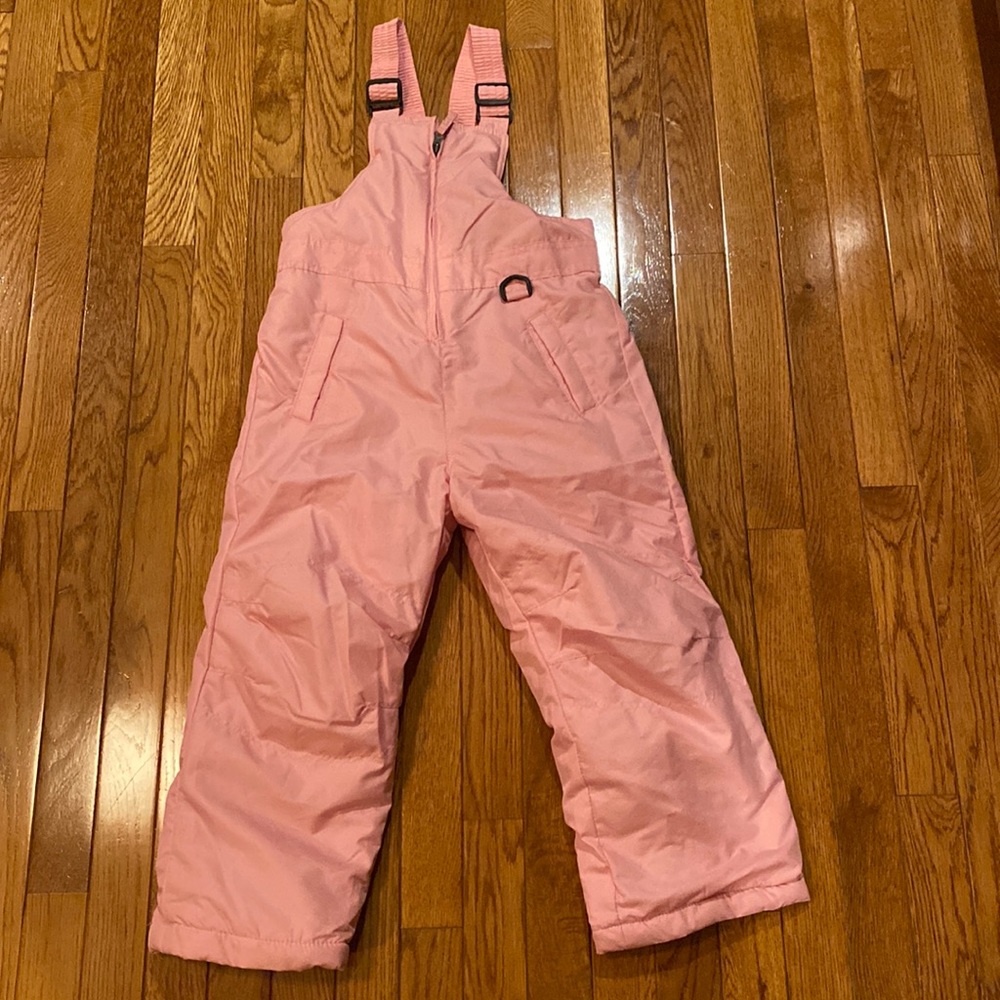 Arctic Quest Light Pink Snow Bib - Girls M (5/6)